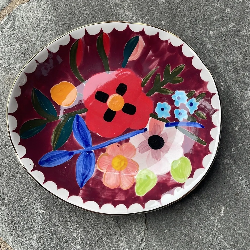Francesca Kaye Floral Atelier Dessert Plate